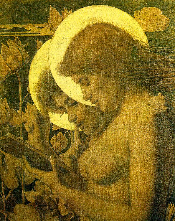 Louis Welden Hawkins The Haloes oil painting picture